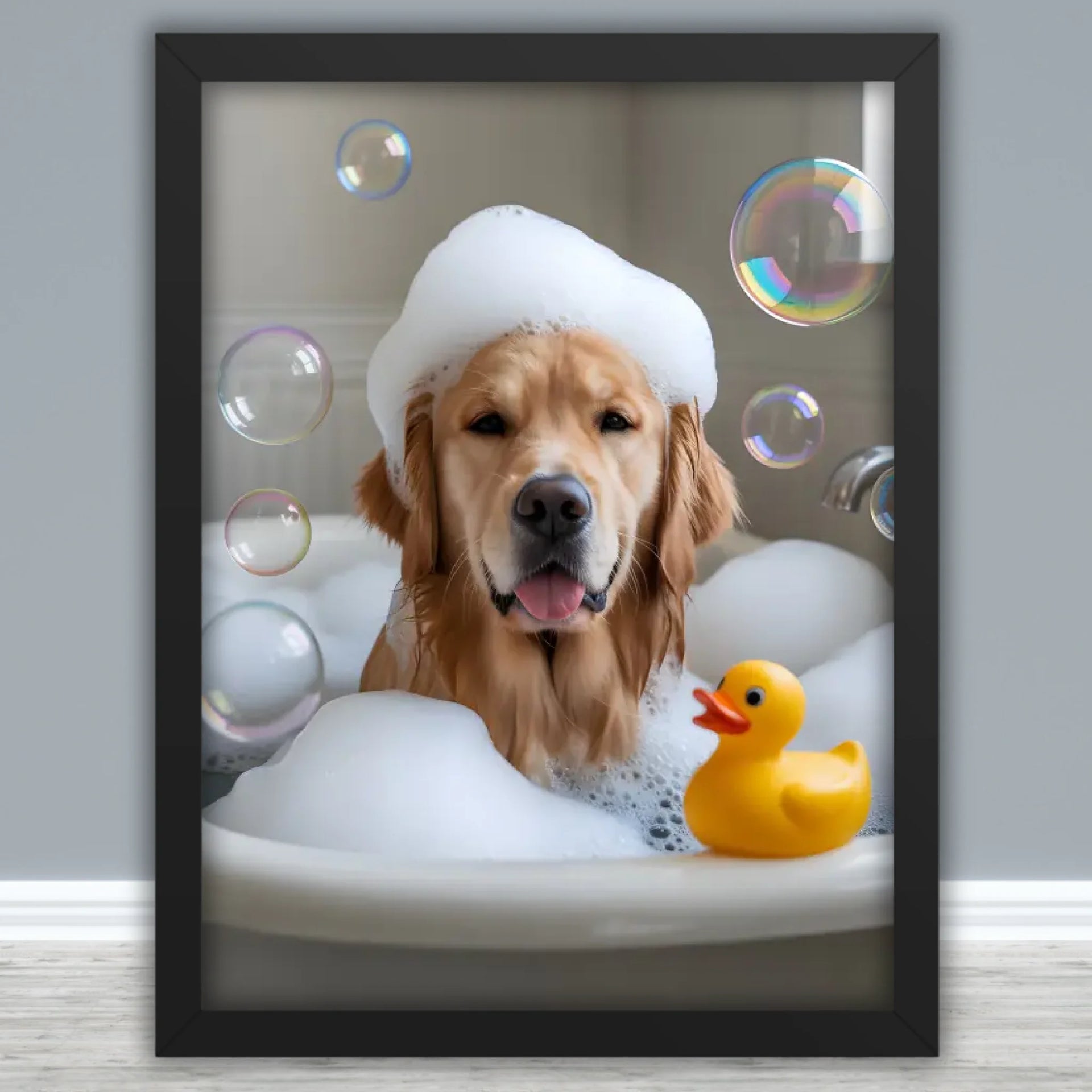 Bath Time - Personalized Poster – MyPetMoment