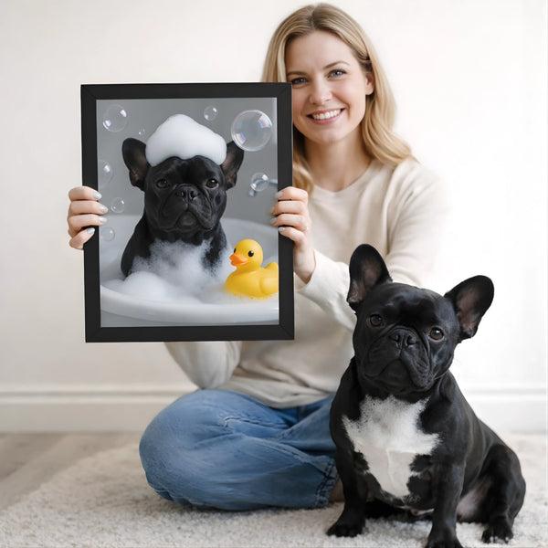 Bath Time - Personalized Poster