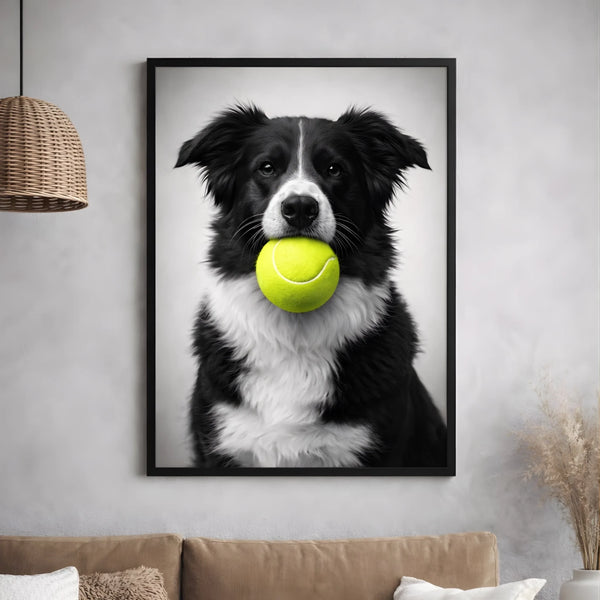 The Yellow Ball - Personalized Poster
