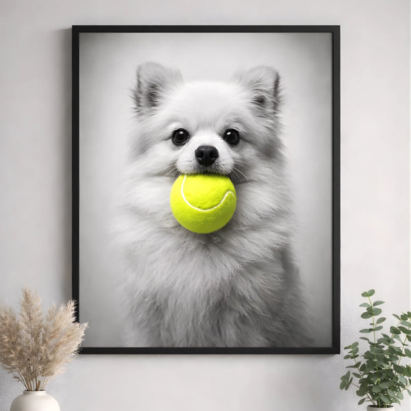 The Yellow Ball - Personalized Poster