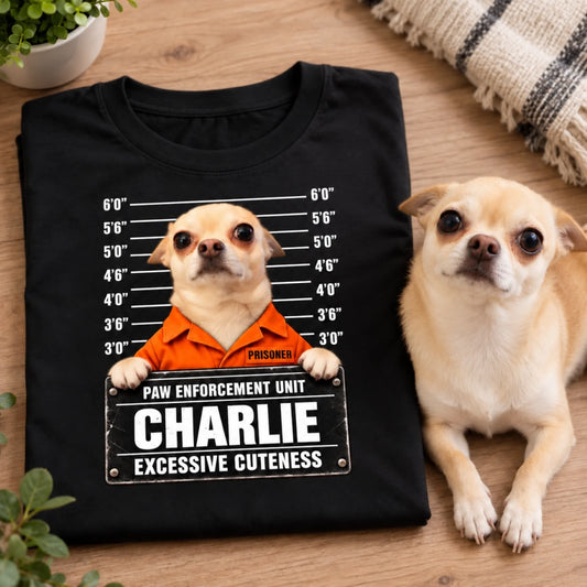 Koszulka „Charlie” i prawdziwy chihuahua